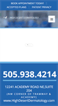 Mobile Screenshot of highdesertdermatology.com